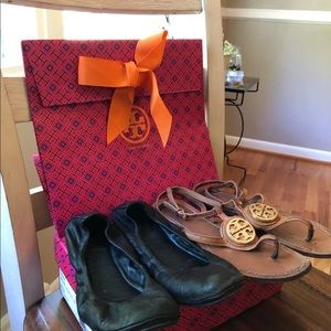 2 pair of Tory Burch Shoes